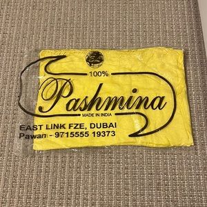 Yellow Pashmina